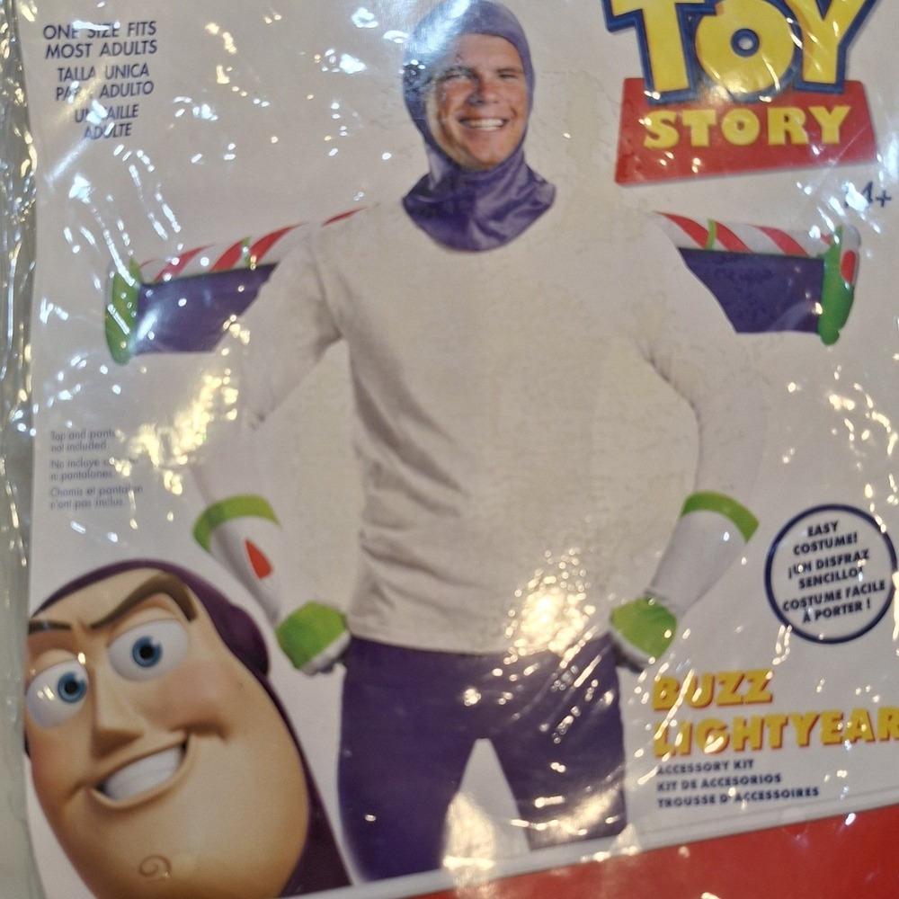Disguise Toy Story Buzz Lightyear Accessory Kit Men Costume Parts No Body Suit